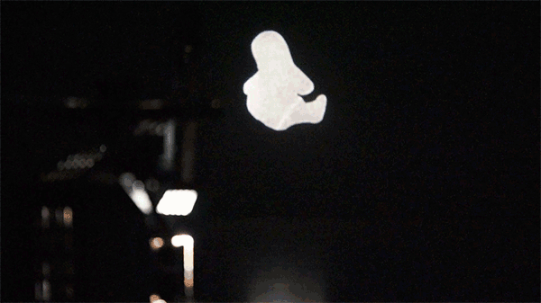 GIF extract from 16mm film 'quiet commuters'