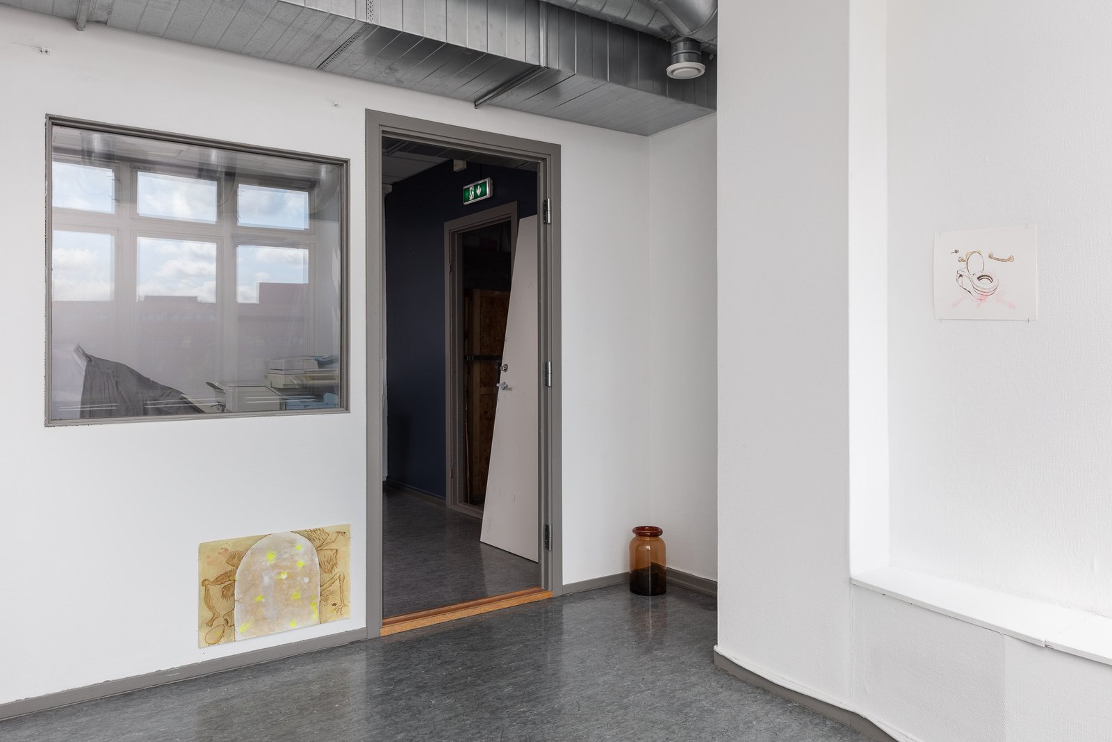 TALA_MADANI_GROUP_INSTALLATION_BELLADONNA_PALOMA_DRAWING_SOUND_SCULPTURE_EXHIBITION_ANNA_CLAWSON_NICOLE_WARD