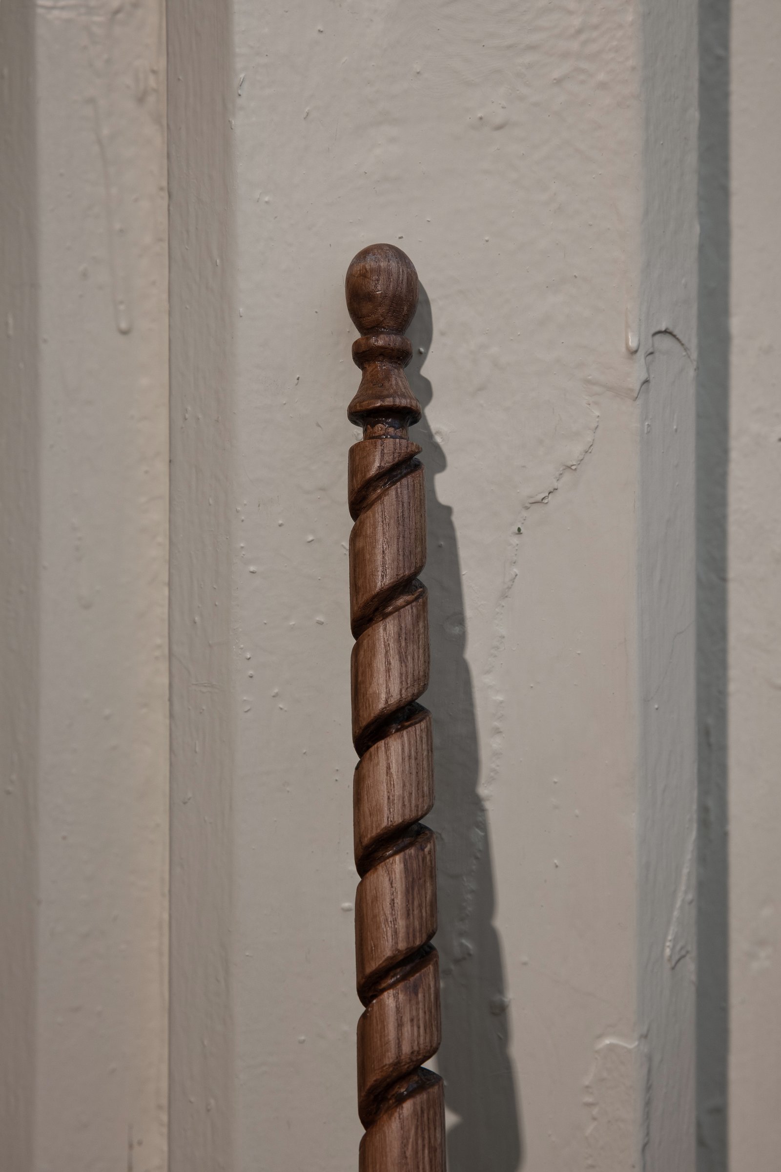 close up image of brush sculpture an installation artwork by anna clawson