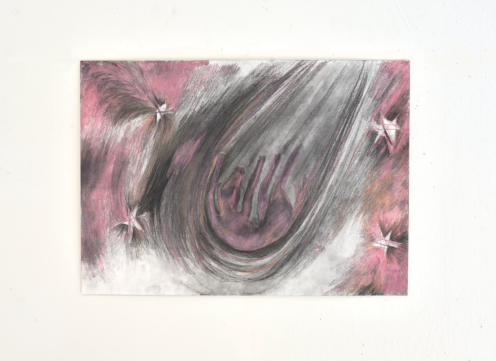 Drawing of horse comet by Anna Clawson