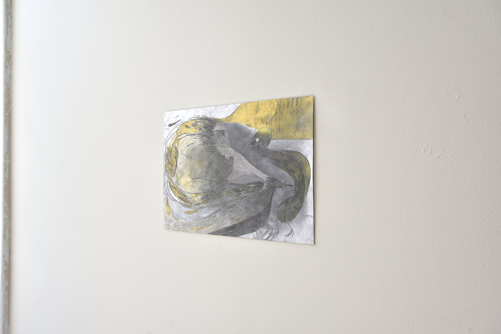 Graphite drawing with sunglare by Anna Clawson