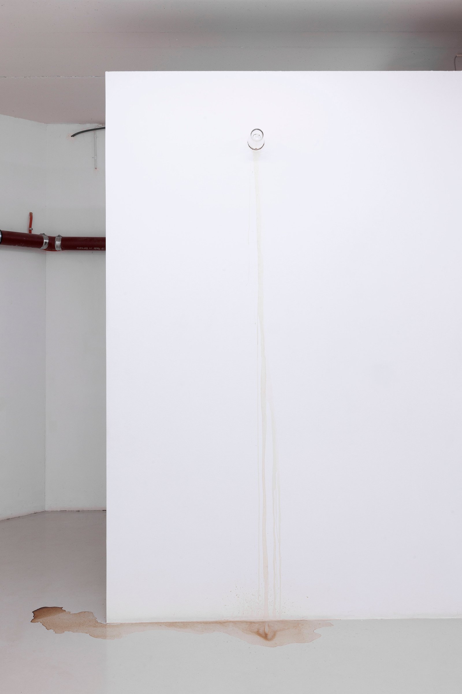 Artist sculpture in exhibition