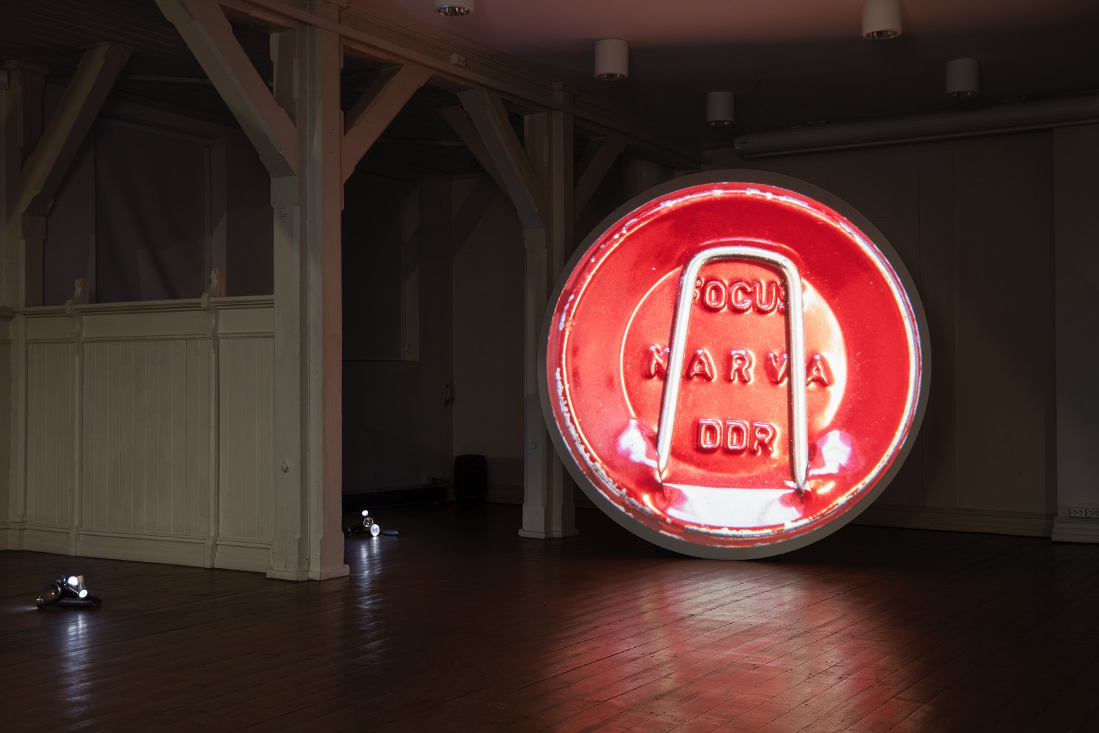 slide projection expanded-cinema installation film artwork by Anna Clawson at Atelier Nord in Oslo